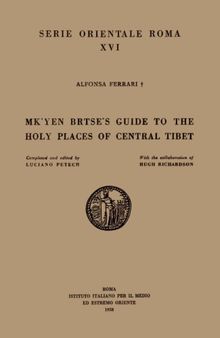 Mk'yen-brtse's Guide to the Holy Places of Central Tibet