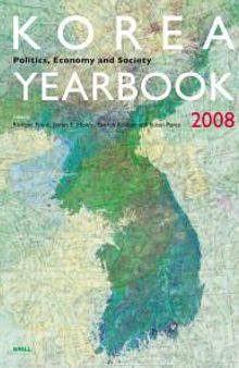 Korea Yearbook (2008) : Politics, Economy and Society