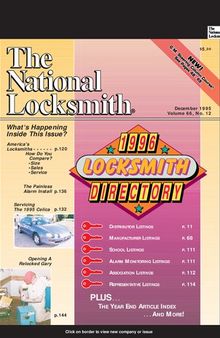 The National Locksmith: Volume 66, Number 12