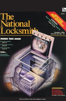 The National Locksmith: Volume 65, Number 10