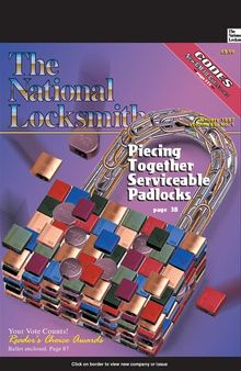The National Locksmith: Volume 68, Number 1