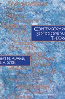 Contemporary Sociological Theory