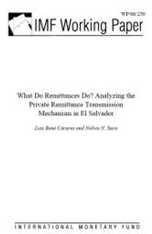What Do Remittances Do? Analyzing the Private Remittance Transmission Mechanism in El Salvador
