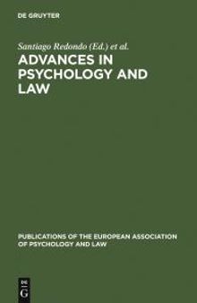 Advances in Psychology and Law: International Contributions