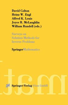 Surveys on Solution Methods for Inverse Problems