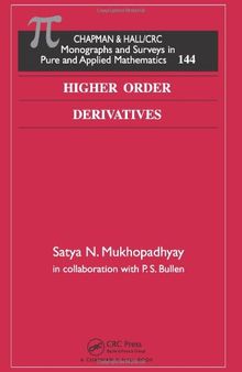 Higher Order Derivatives