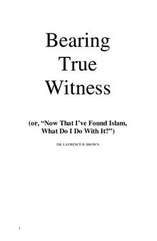Bearing True Witness (or, 