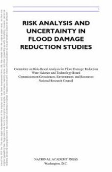 Risk Analysis and Uncertainty in Flood Damage Reduction Studies