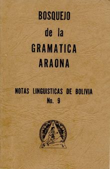 Bosquejo De La Gramática Araona