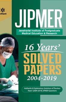 JIPMER-16 Years' Solved Papers