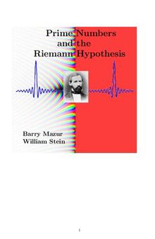 Prime numbers and the Riemann hypothesis