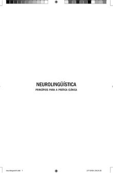 Neurolinguística - Princípios para Prática e Clínica