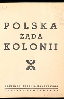 Polska żąda kolonii