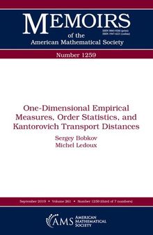 One-dimensional empirical measures, order statistics, and Kantorovich transport distances