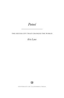 Potosi: The Silver City That Changed the World (Volume 27) (California World History Library)