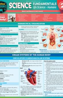 Science Fundamentals 2 - Life Science - Humans: Quickstudy Laminated Reference & Study Guide