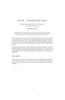 External Graph Theory