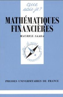 Mathematiques financieres (Que sais-je? N°2192)