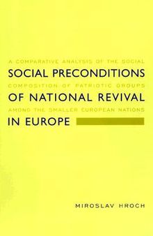 Social Preconditions Of National Revival In Europe