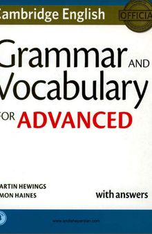 Grammar and Vocabulary for ADVANCED