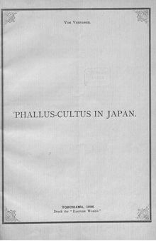 Phallus-Cultus [Kult] in Japan