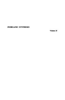 Inorganic Syntheses, Vol. 25