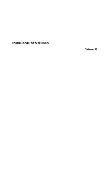 Inorganic Syntheses, Vol. 32