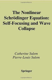 The Nonlinear Schrödinger Equation: Self-Focusing and Wave Collapse: Self-Focusing and Wave Collapse