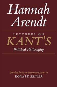 Lectures on Kant’s Political Philosophy