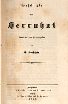 Geschichte von Herrnhut