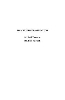 EDUCATION FOR ATTENTION