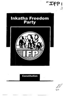 Inkatha Freedom Party IFP Constitution