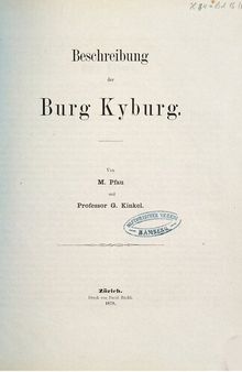 Beschreibung der Burg Kyburg