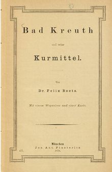 Bad Kreuth und seine Kurmittel
