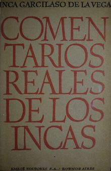 Comentarios reales de los incas [1609]