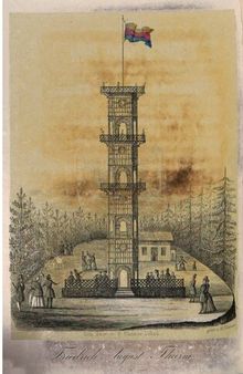 Der Löbauer Berg und der Friedrich-August-Thurm [Turm]
