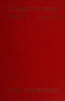 Collected Poems, Volume III: 1923-1937