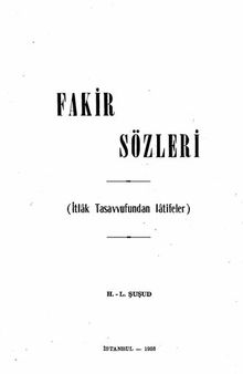 Fakir Sözleri