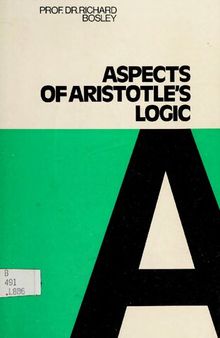 Aspects of Aristotle's Logic