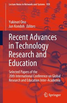 Recent Advances in Technology Research and Education: Selected Papers of the 20th International Conference on Global Research and Education Inter-Academia
