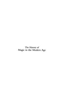 The History of Magic in the Modern Age : A Quest for Personal Transformation