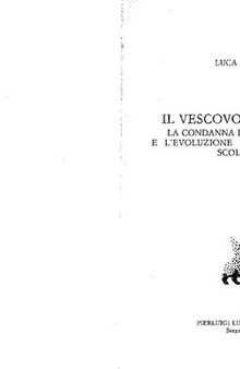 Il Vescovo e i filosofi : La condanna parigina del 1277 e l'evoluzione dell'aristotelismo scolastico