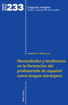 Necesidades y tendencias en la formación del profesorado de español como lengua extranjera