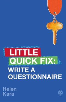 Write a Questionnaire: Little Quick Fix