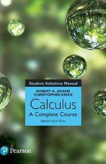 Calculus - A Complete Course
