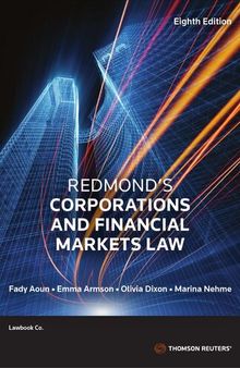 Redmond's Corporations and Financial Markets Law