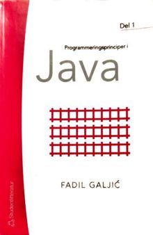 Programmeringsprinciper i Java