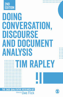 Doing Conversation, Discourse and Document Analysis (Qualitative Research Kit)