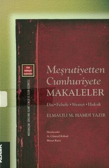 Meşrutiyetten Cumhuriyete Makaleler