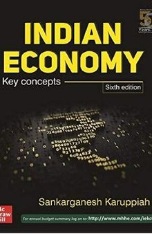 Indian Economy Key Concepts | Sixth Edition (English)